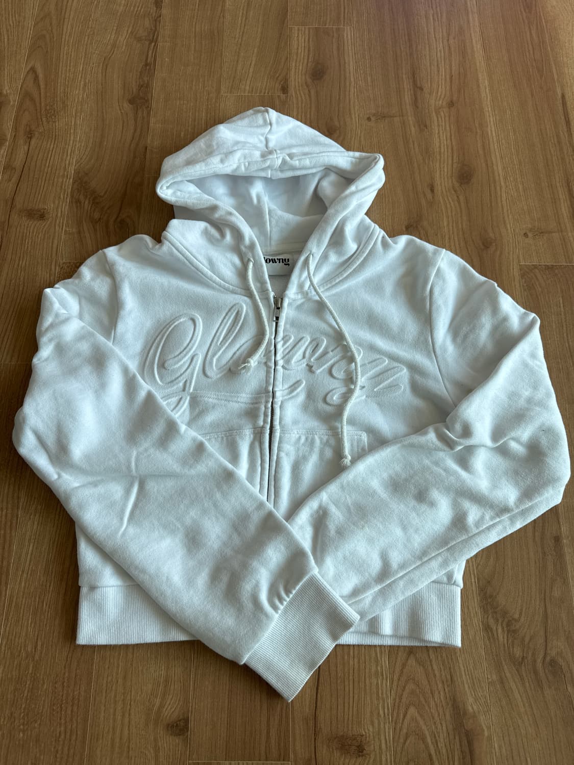 글로니 크롭 후드집업 상품이미지2