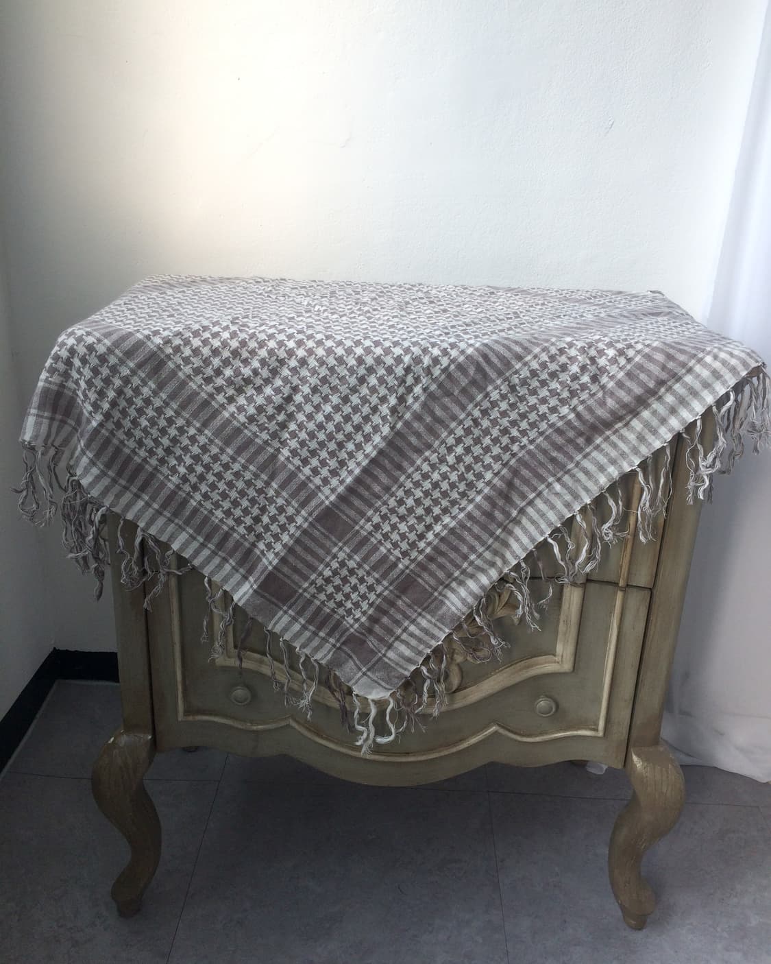 pattern fringe scarf 상품이미지6