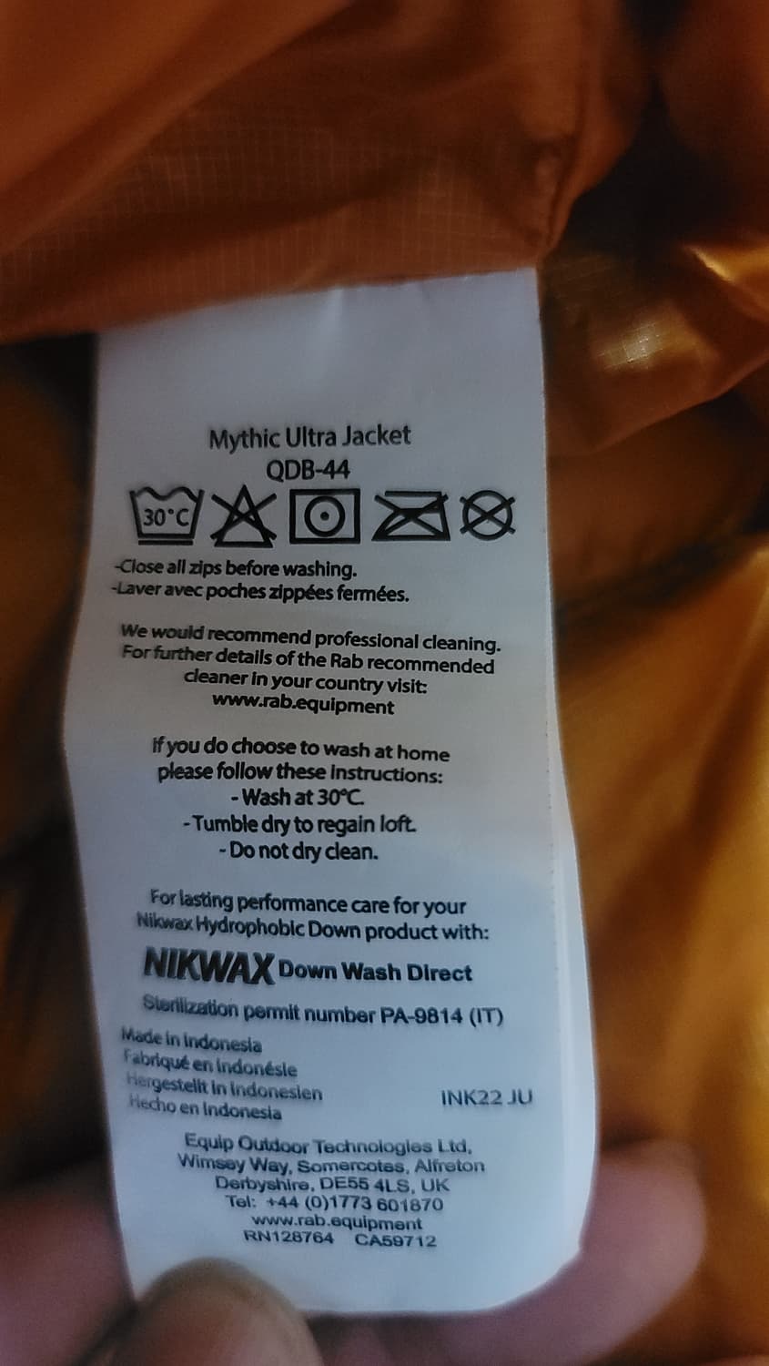 Rab 미틱울트라  상품이미지3