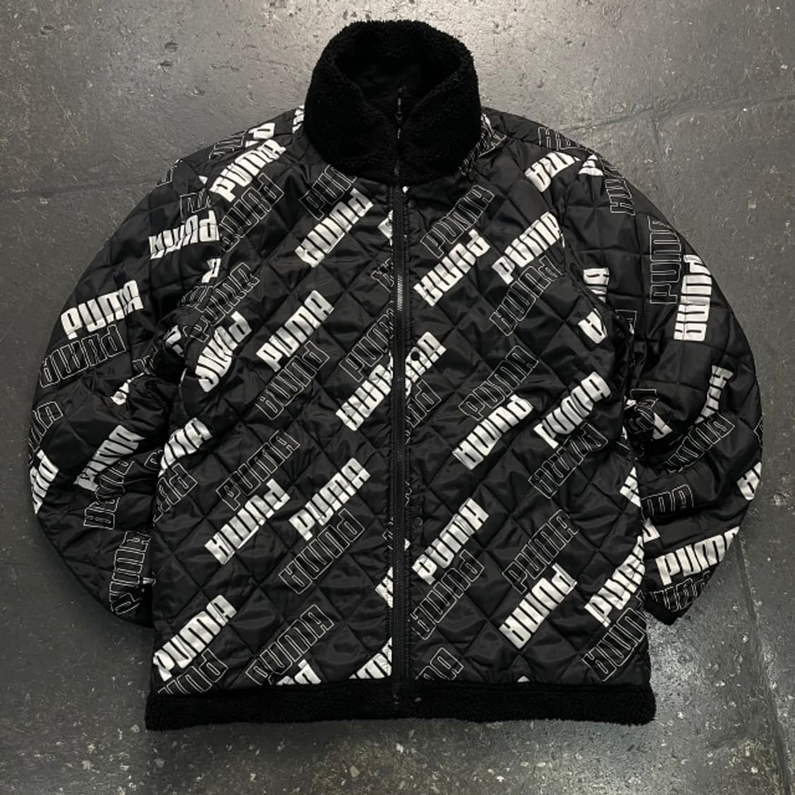105 푸마 리버시블 누빔 후리스 자켓  상품이미지6