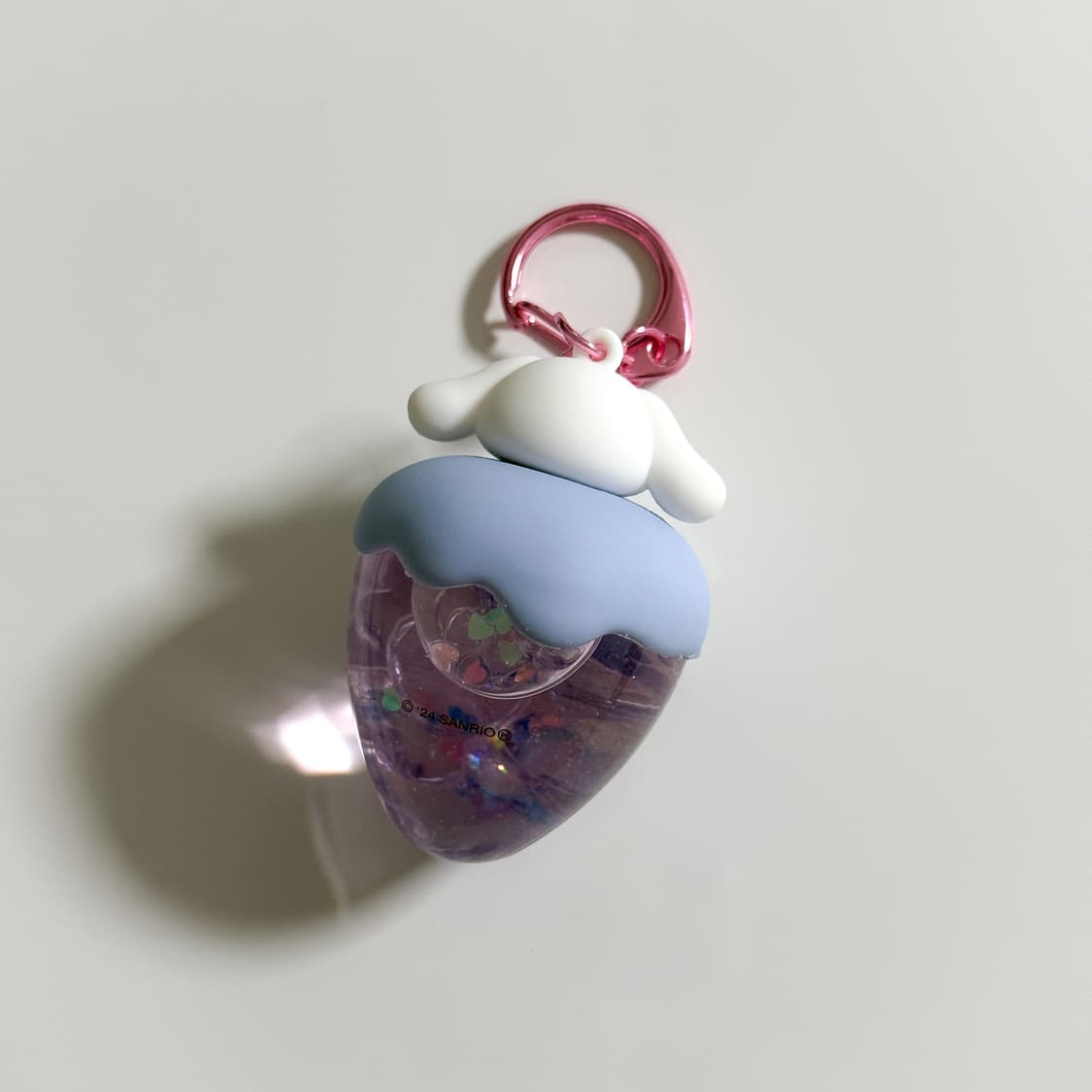 산리오 시나모롤 딸기 워터돔 키링 상품이미지2