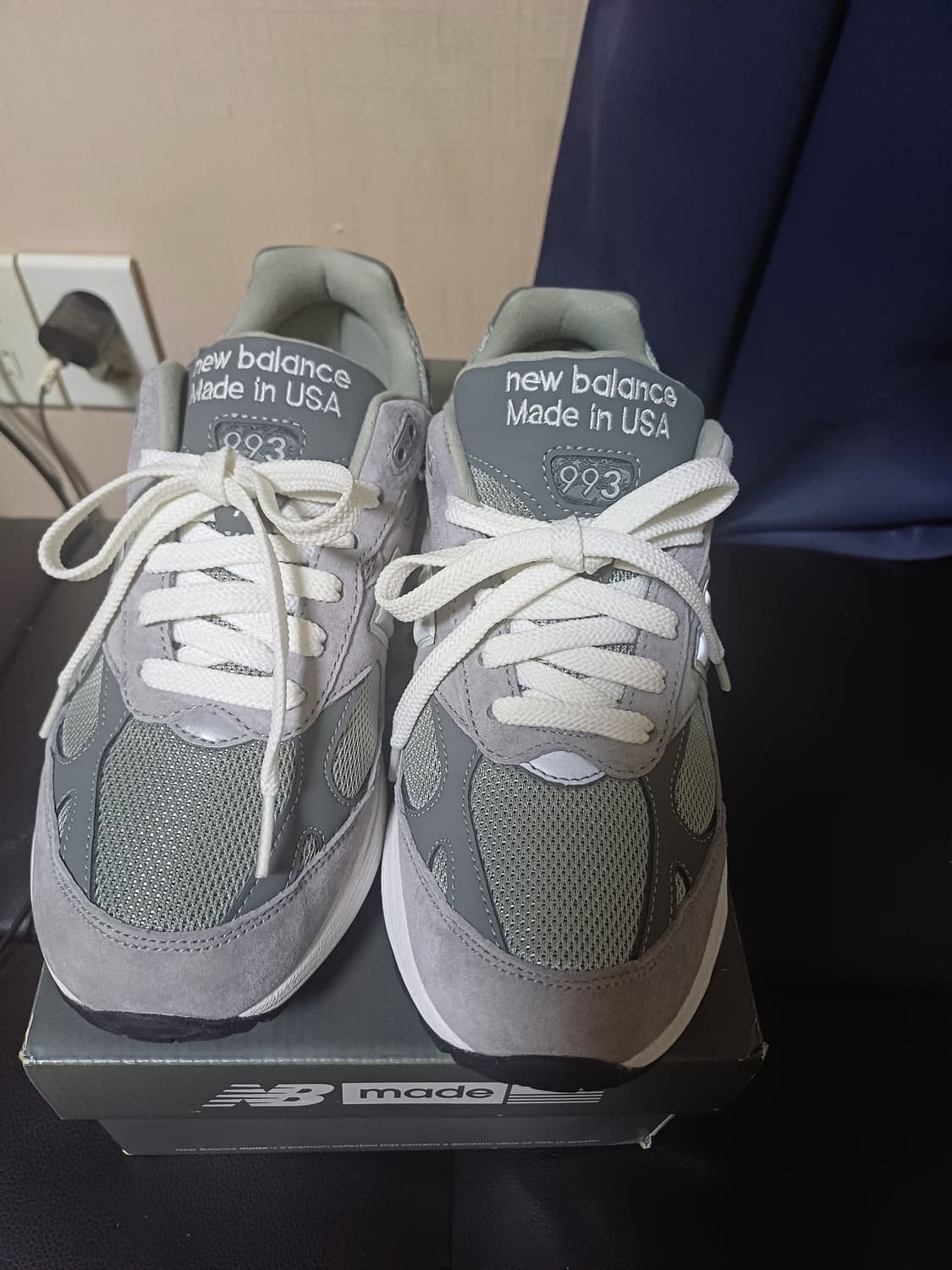 뉴발란스993 그레이 260size 발볼D 정품 상품이미지3