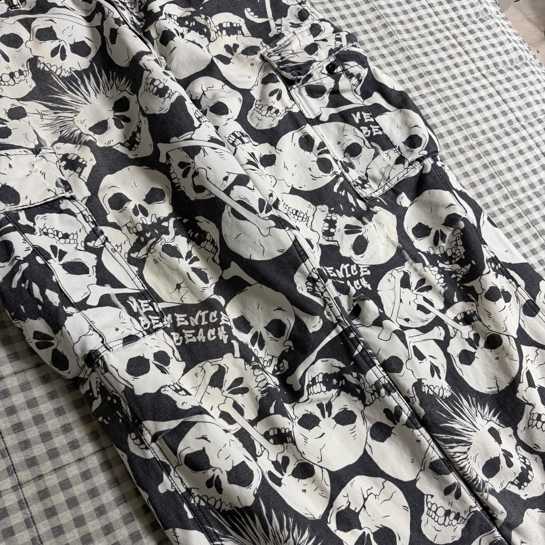 (L) ERL 이알엘 스컬 카고 팬츠 상품이미지5