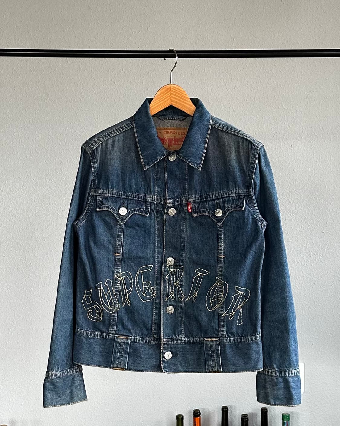 [L]리바이스 Levi's 타입원 자수 데님 트러커 자켓 상품이미지1