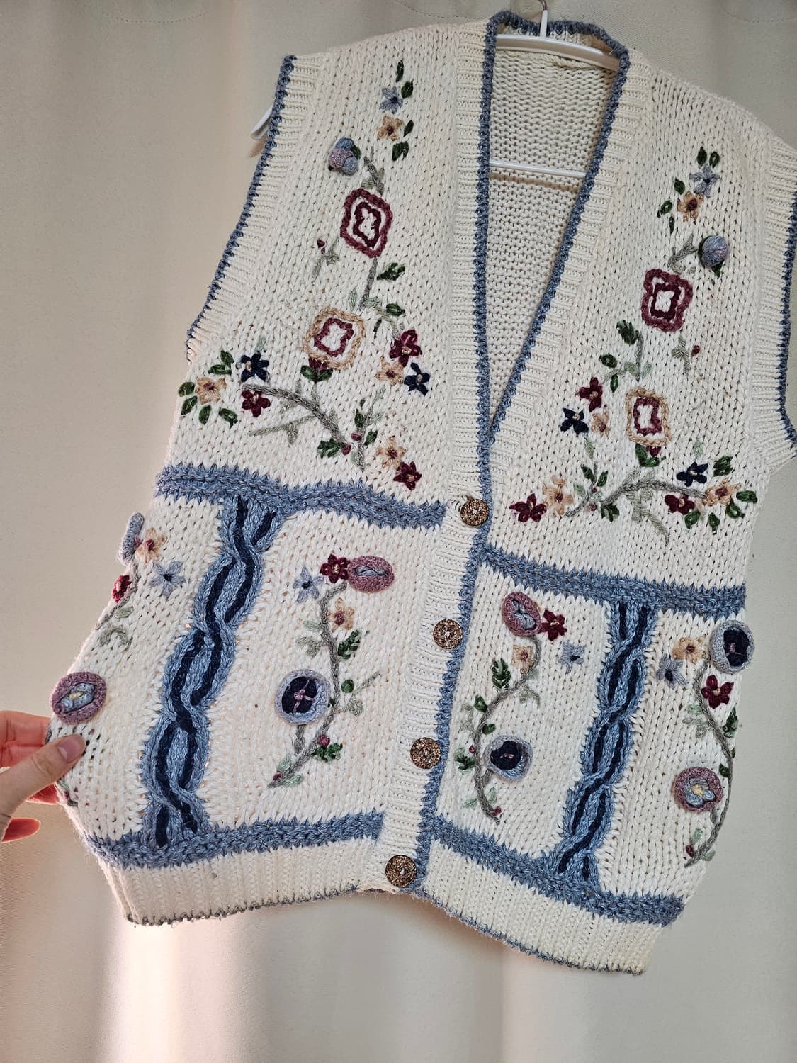 Japanese vintage 니트베스트 상품이미지3