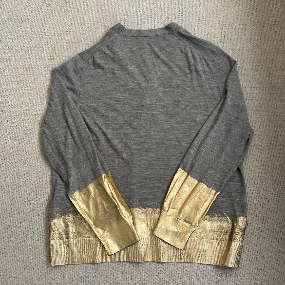 로에베 (Loewe) 골드 디테일 울 가디건 상품이미지9