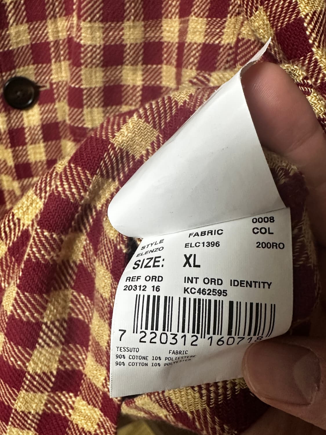 [XL] 라르디니 체크 셔츠 자켓 상품이미지7