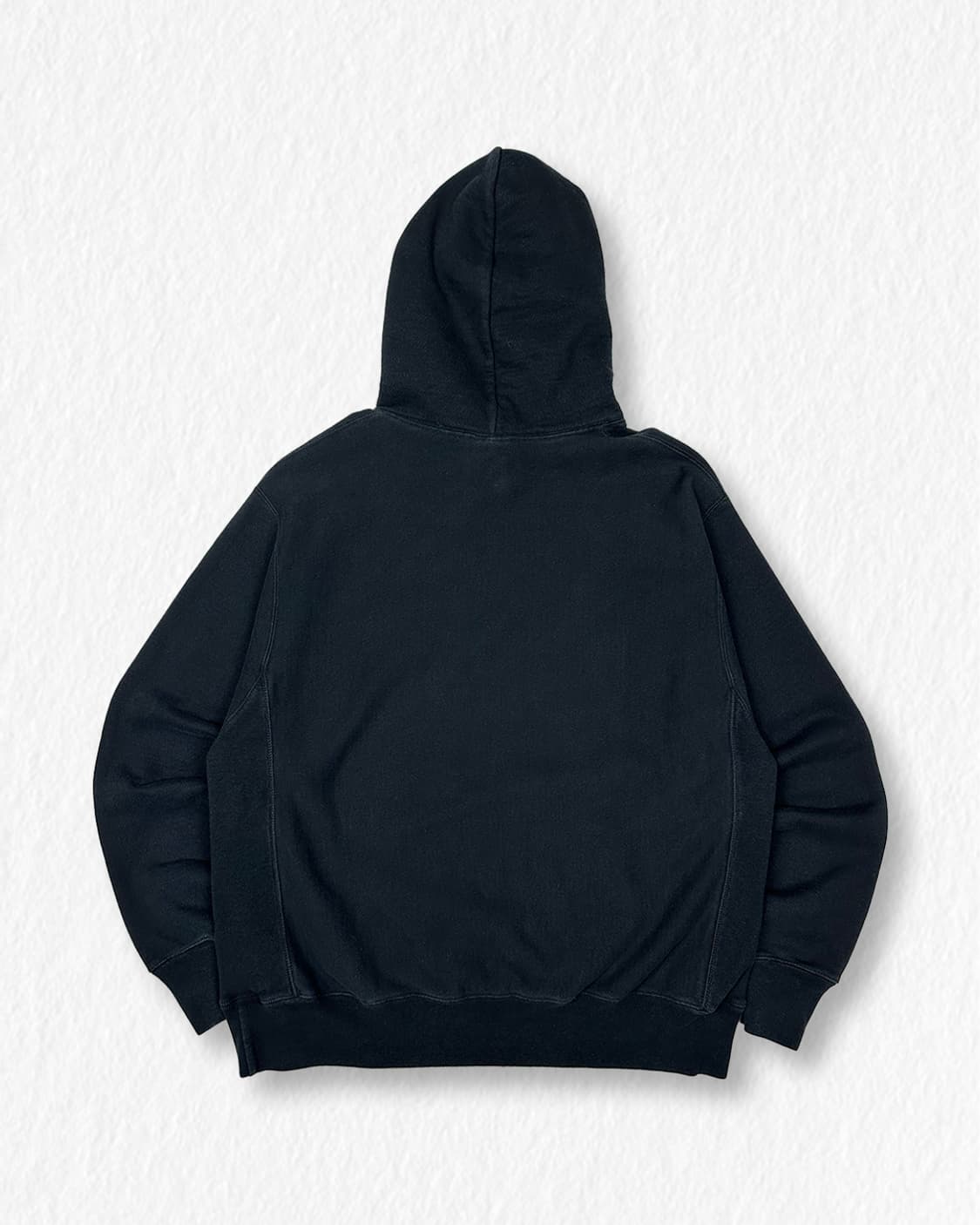 챔피언 리버스위브 기모 후드티 블랙 상품이미지2