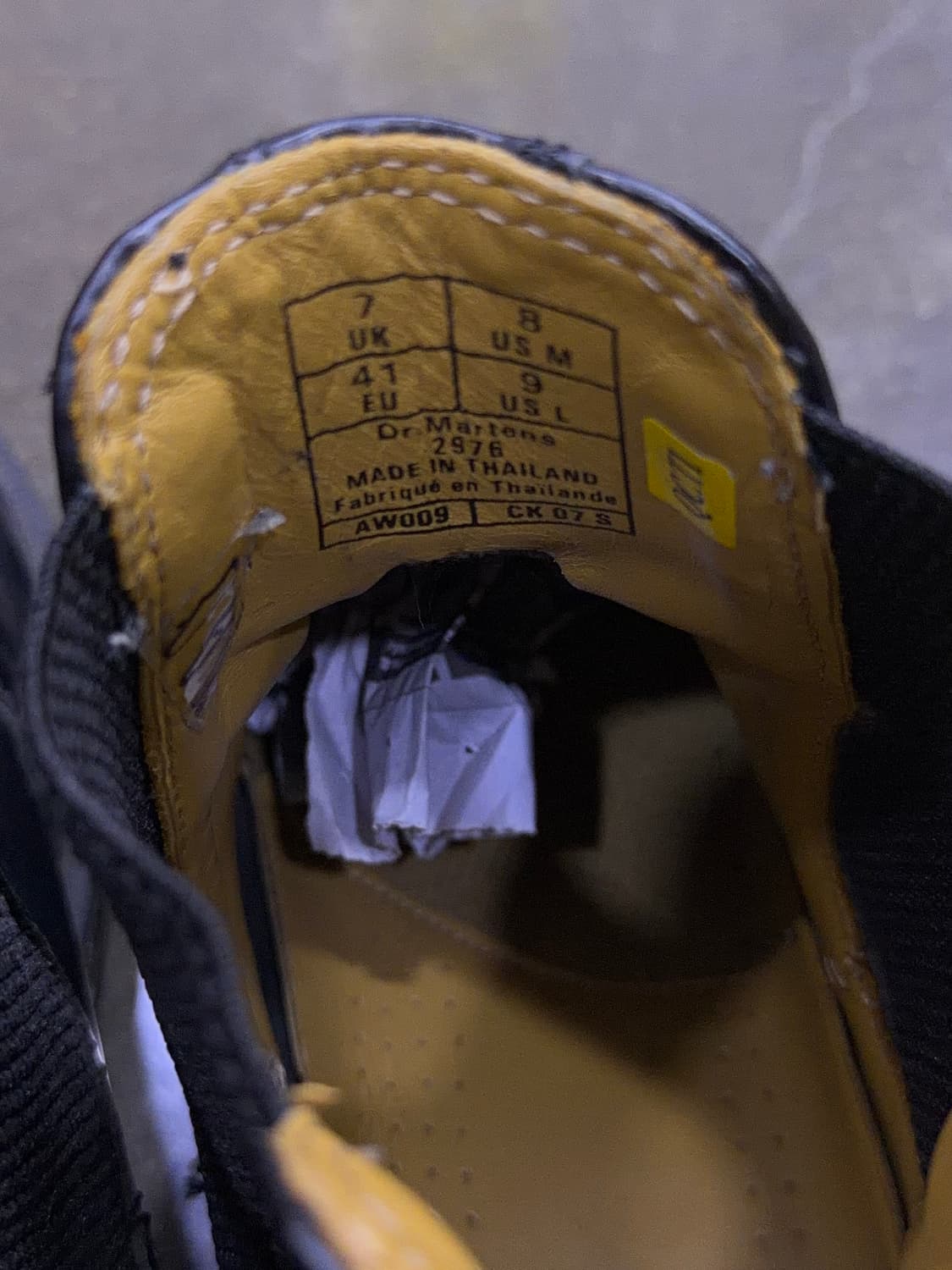 닥터마틴 2976 첼시부츠 워커 블랙 260 상품이미지8