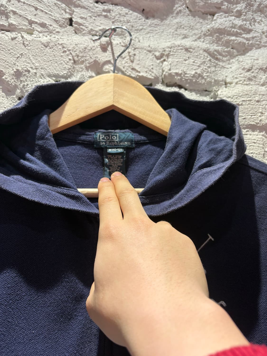 폴로 빅포니 프린팅 커스텀 후드집업 상품이미지4