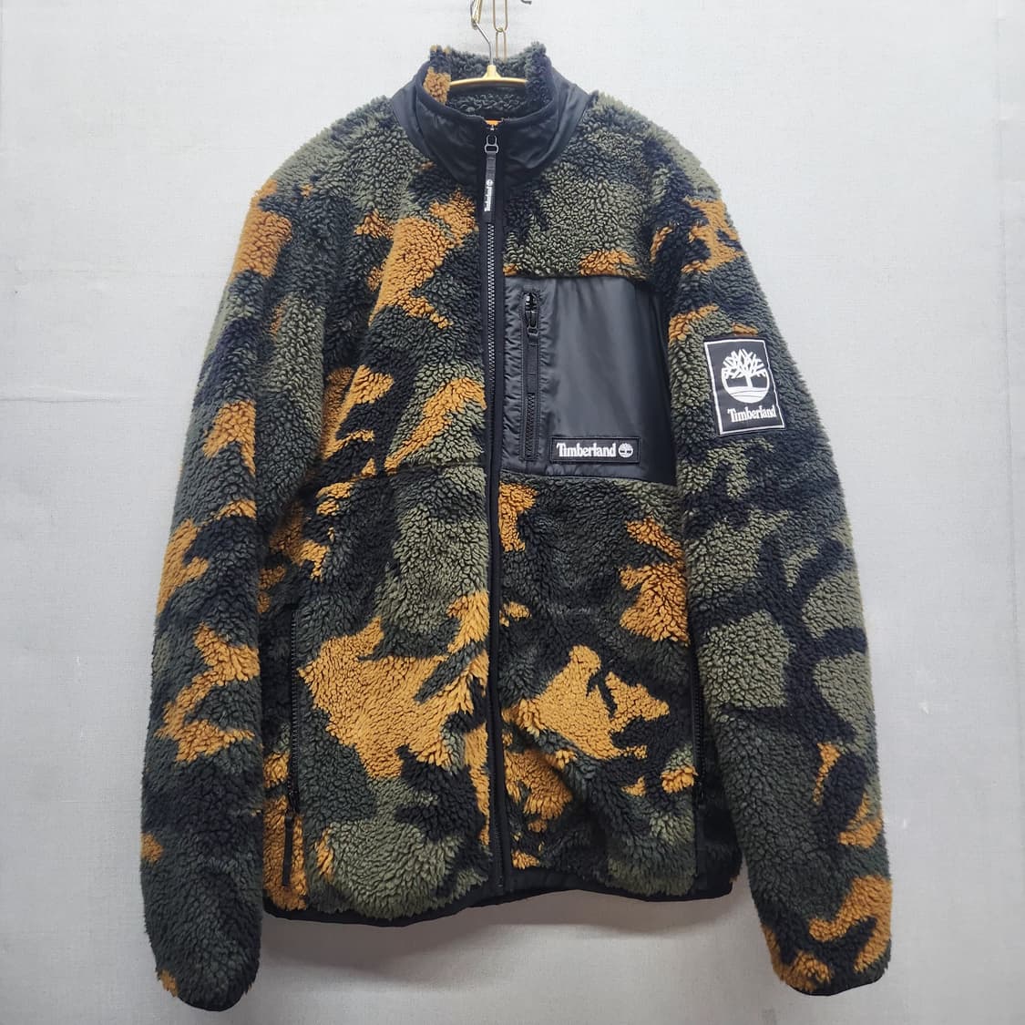 팀버랜드 카모플라쥬 플리스 빅포켓 집업 M(남여공용) 상품이미지1