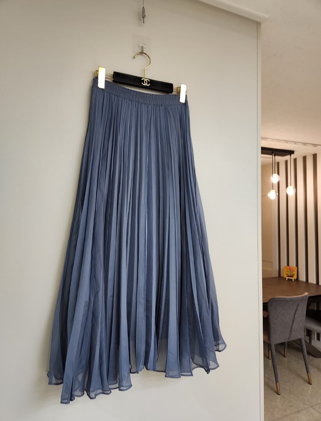 타임 밴딩 플리츠스커트 61사이즈 상품이미지3