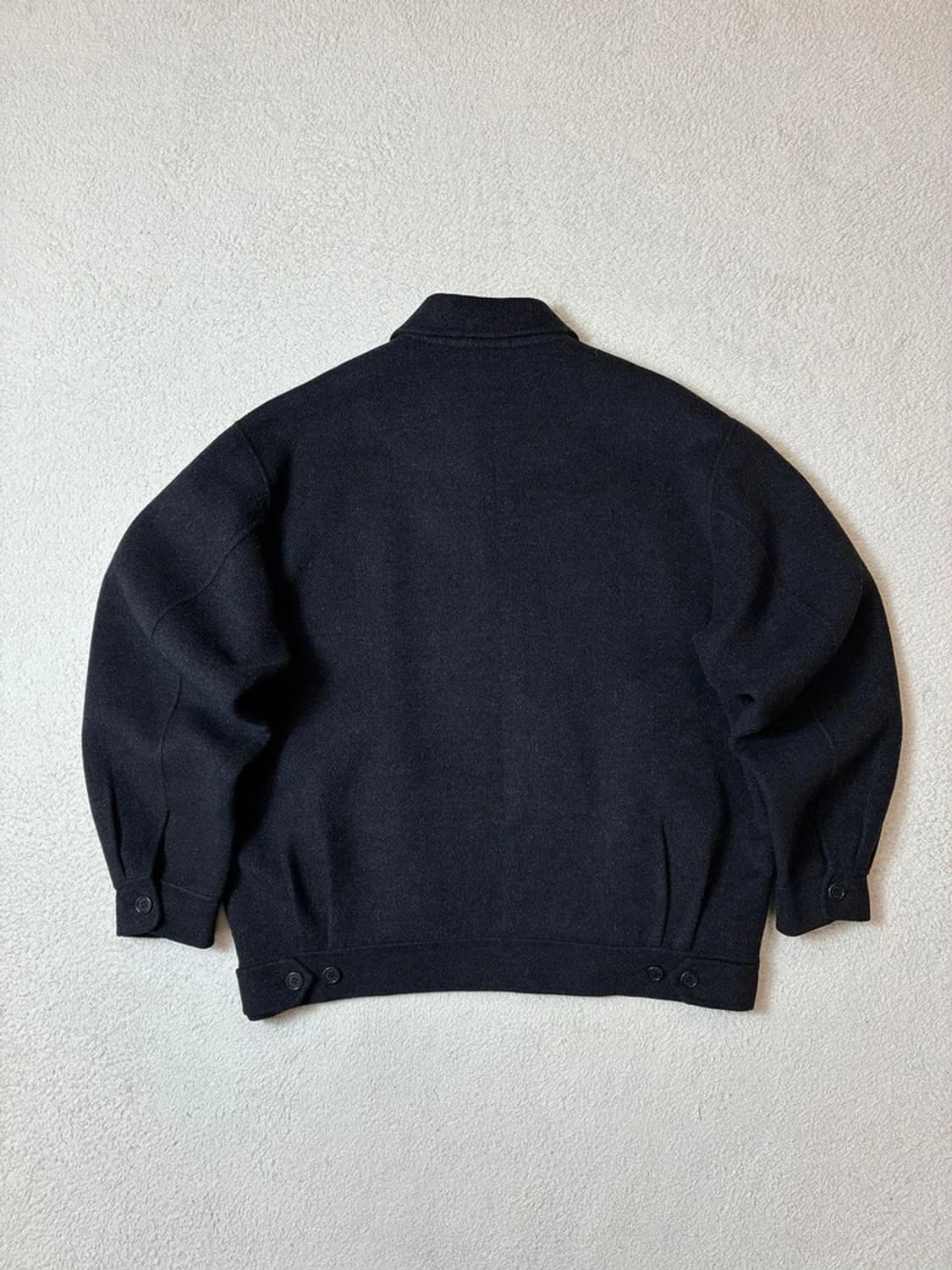 이브 생로랑 뿌르 옴므 로고 울 블루종 자켓 PN6897 상품이미지5