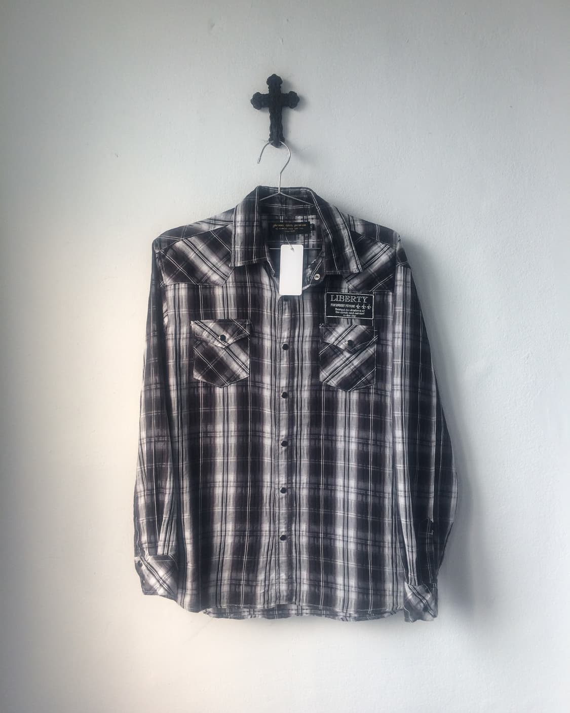 Pocket point check pattern shirt 상품이미지2