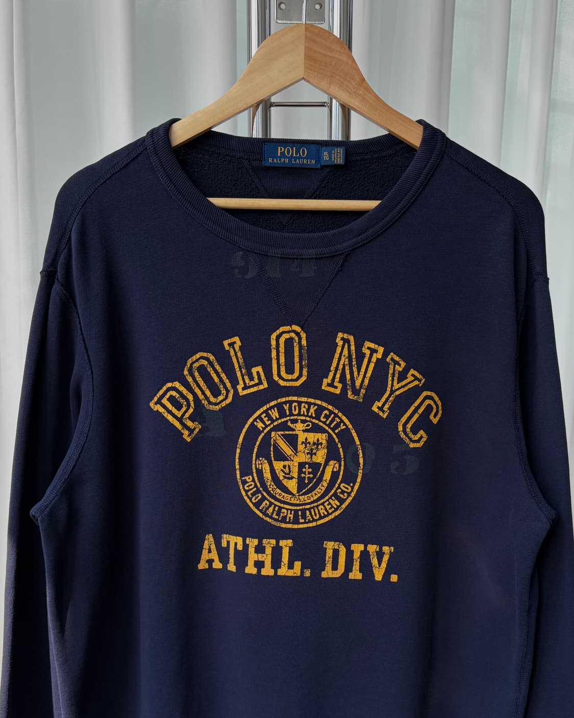 [XL]폴로 랄프로렌 NYC 크루넥 기모 맨투맨 상품이미지4