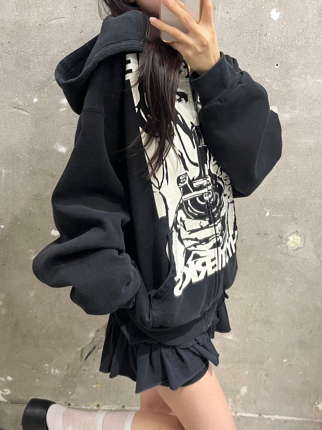 Supreme x Hysteric Glamour 써멀 라인드 후드집업 상품이미지3
