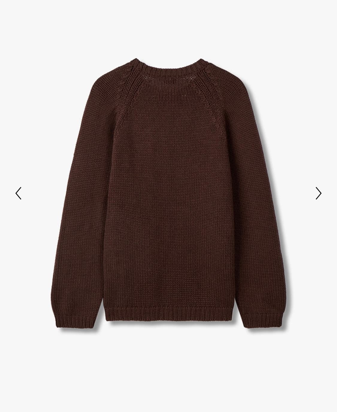 [새제품]Bode Cashmere Crewneck Dark Brown 상품이미지2