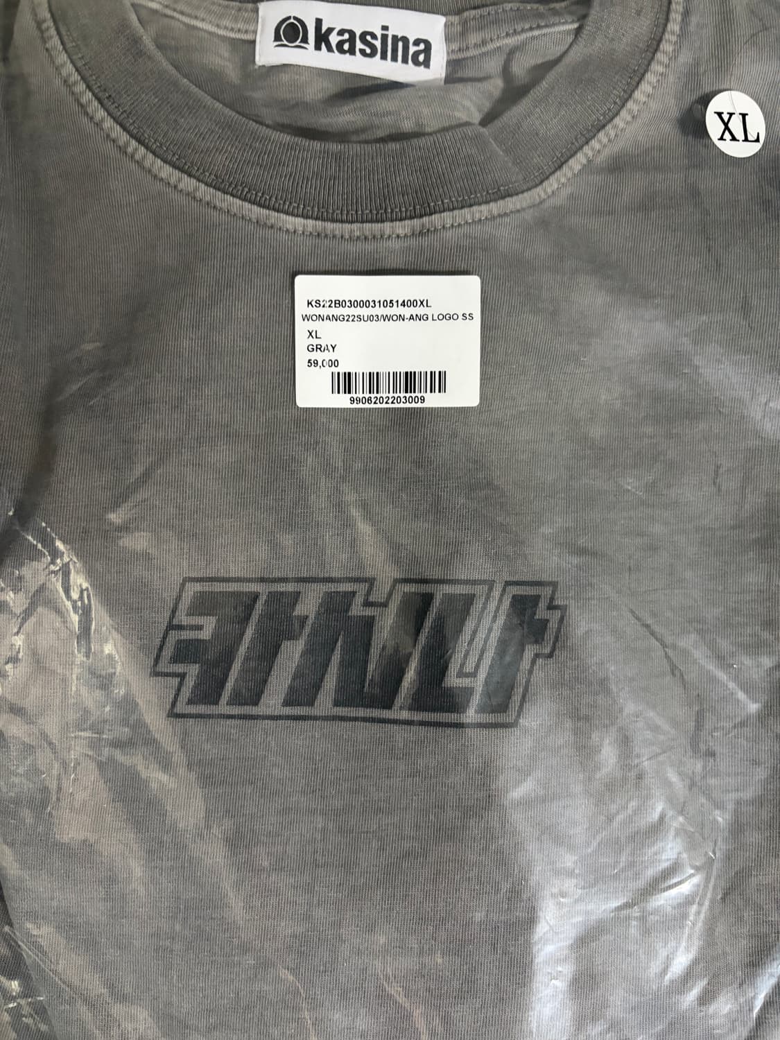 나이키 카시나 원앙 티셔츠 그레이 XL 새제품 판매 상품이미지1