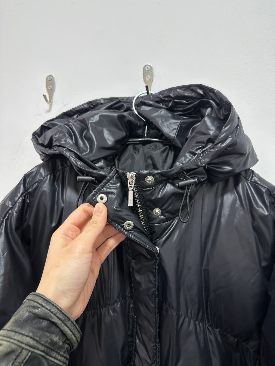 JPN vintage crop padded jacket 상품이미지6