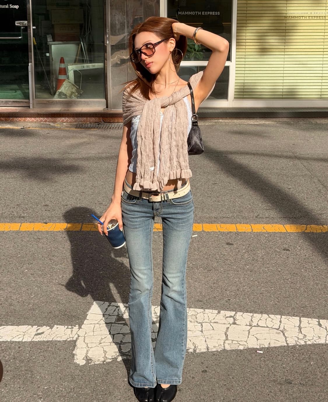 클리시어 제이드 빈티지 로우라이즈 데님 상품이미지3
