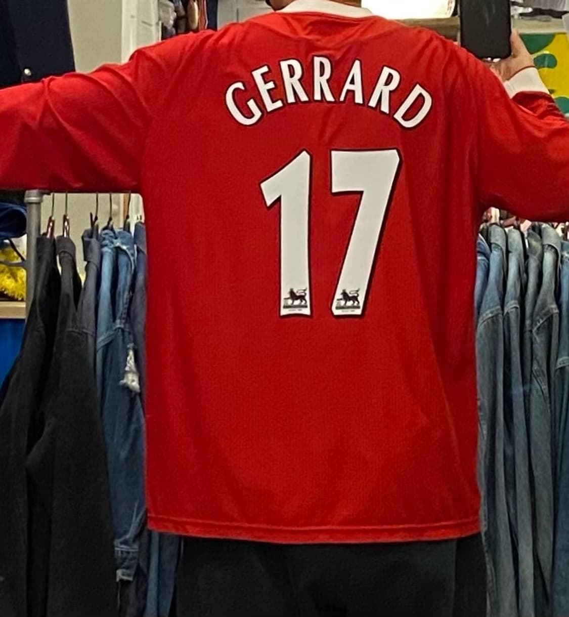 새상품급 재입고 2003년 리복 리버풀 홈 제라드 긴팔 상품이미지6