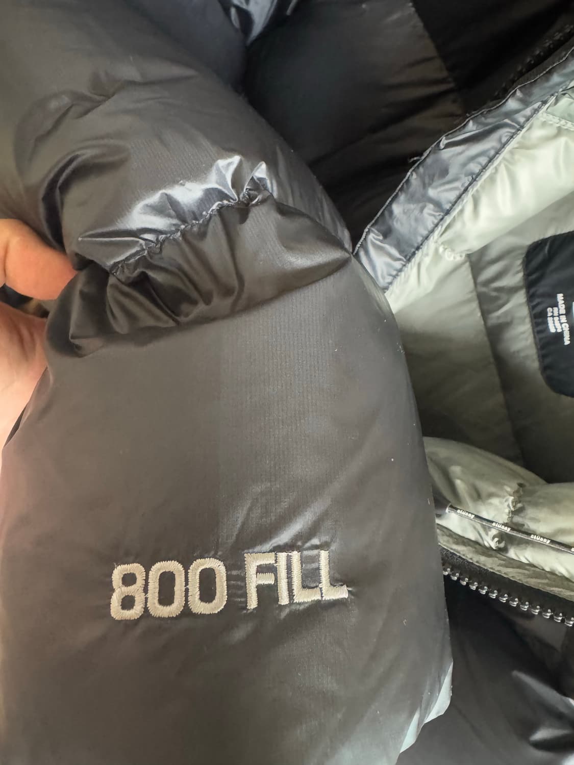 스투시 립스탑 패딩 L 상품이미지4