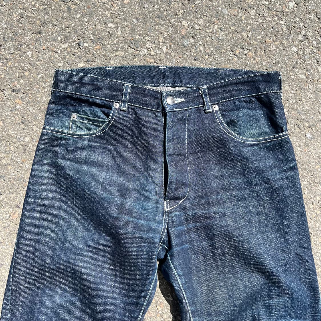 캐서린 햄넷 셀비지 데님 팬츠 상품이미지2