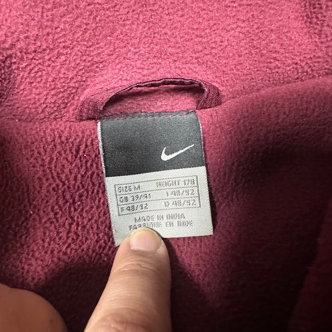 ✨ (바배) 나이키 맨유 버건디 바람막이 자켓 점퍼 상품이미지3