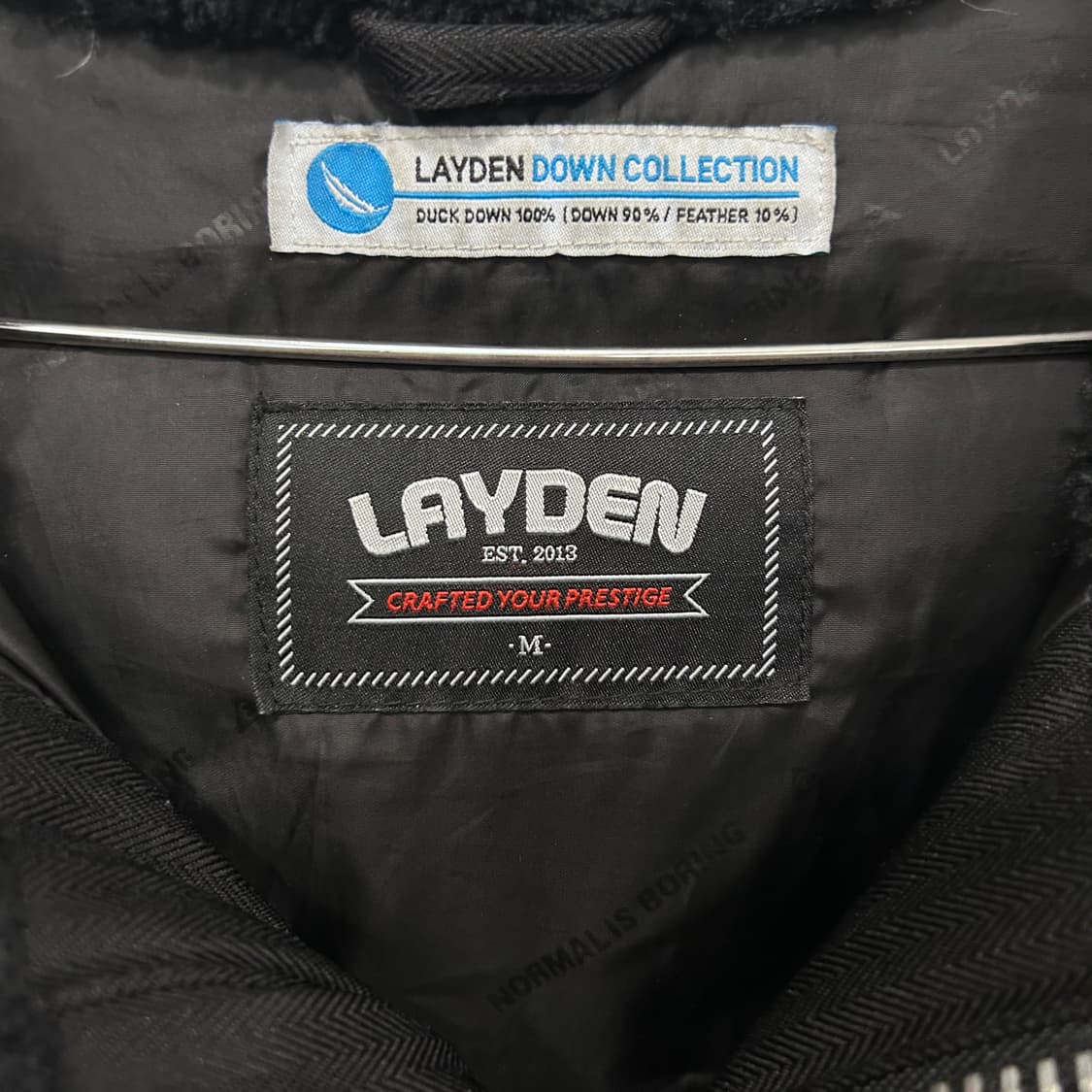 LAYDEN 덕다운 왁스 나일론 유틸리티 파카 상품이미지3