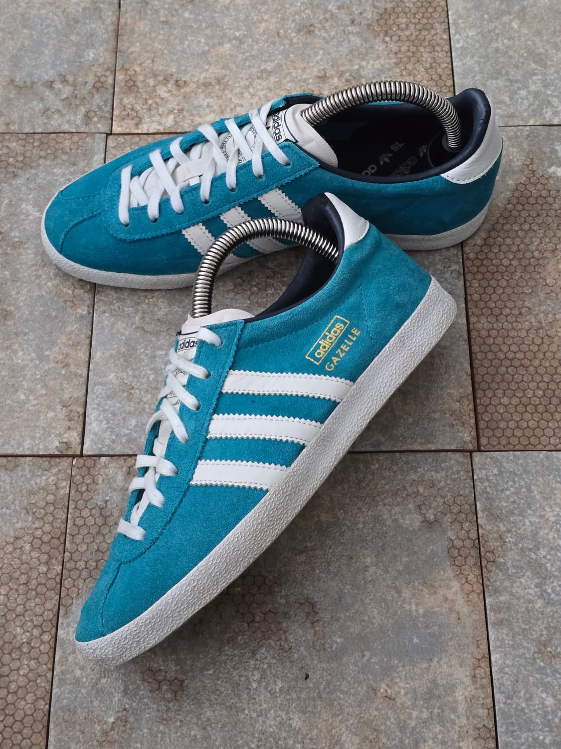 (220)아디다스 빈티지 가젤 아쿠아 블루  상품이미지3