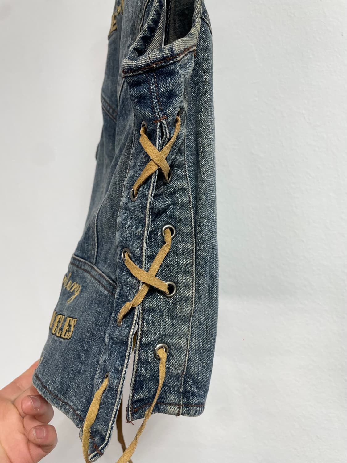 할리데이비슨 우먼 데님 집업 베스트 (on.303)   상품이미지3