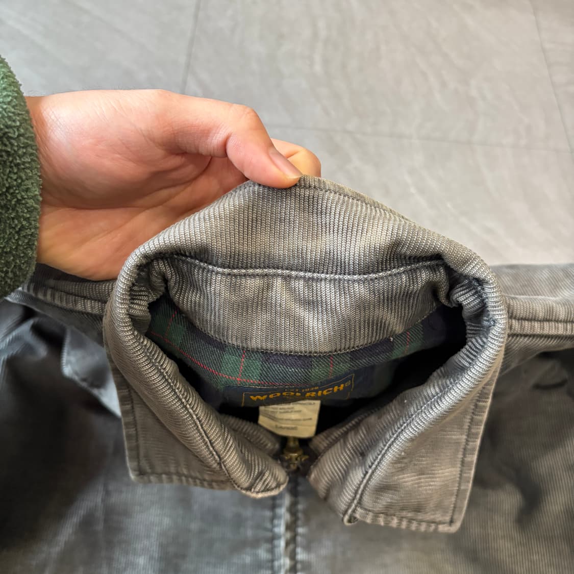 울리치 그레이 코듀로이 썬페이딩 자켓 상품이미지6