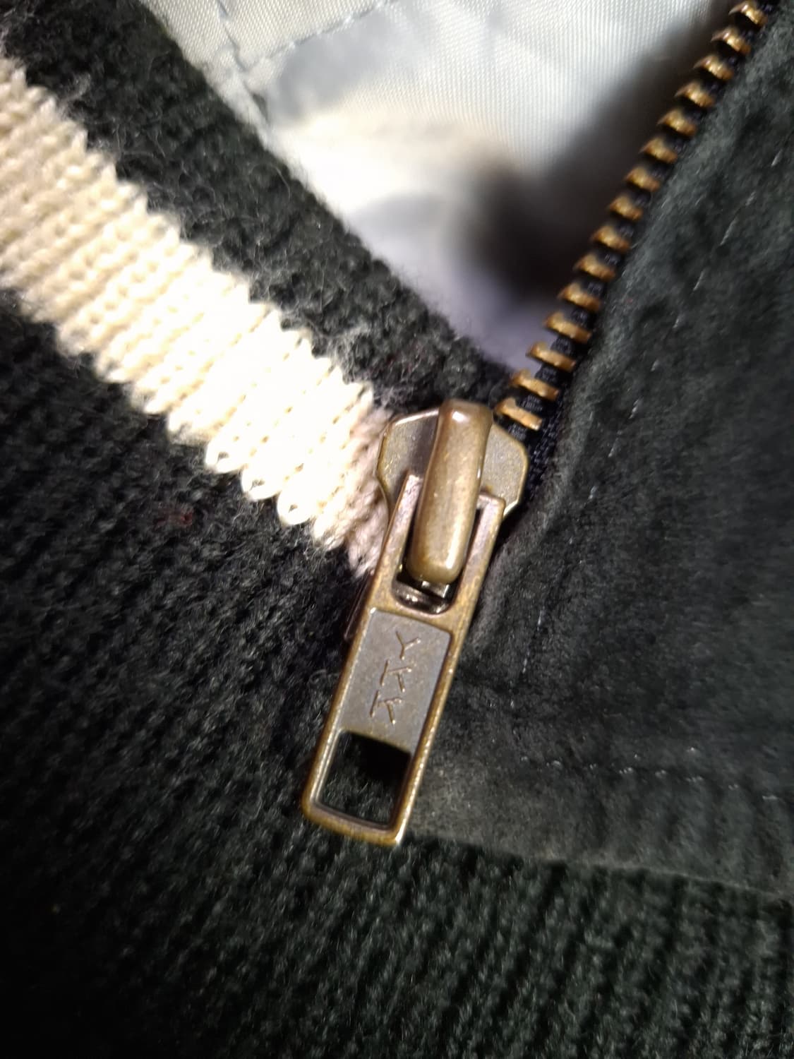 90's 리얼 스웨이드 빈티지 바시티자켓 상품이미지5