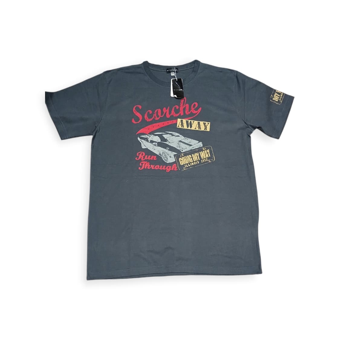 Mind game's 빈티지 카 로고 반팔티셔츠  상품이미지1