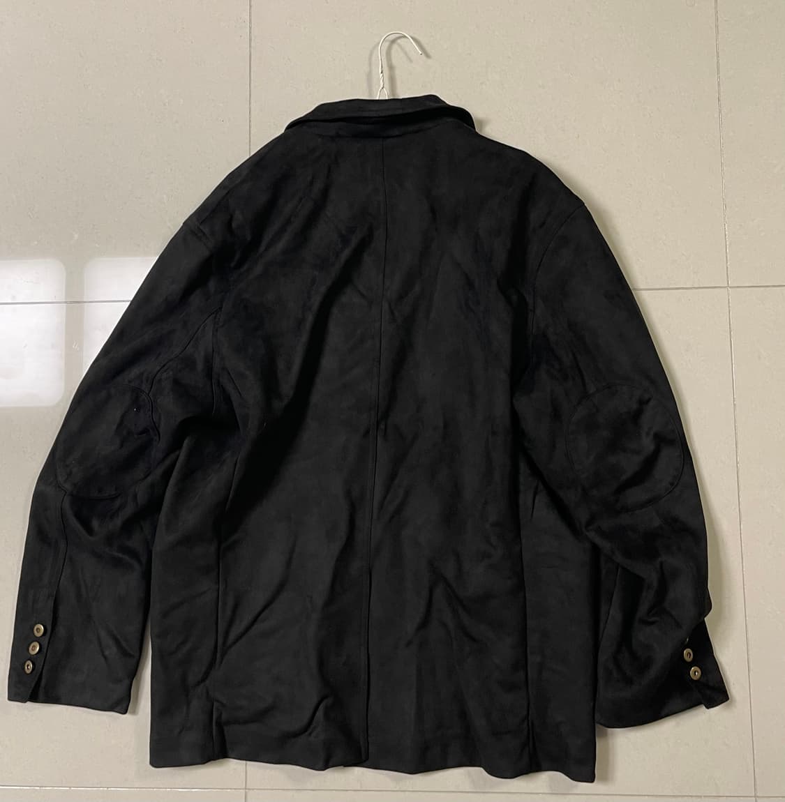 트릴리온 스웨이드 엘보우 패치3버튼 블레이저 새상품 XL 택O 상품이미지5