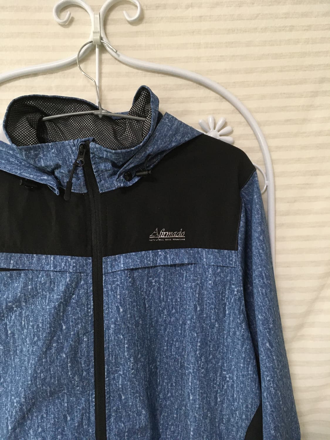 빈티지 블루 윈터 바람막이 y2k 스트릿 갸루 펑키 일본빈티지635  상품이미지3