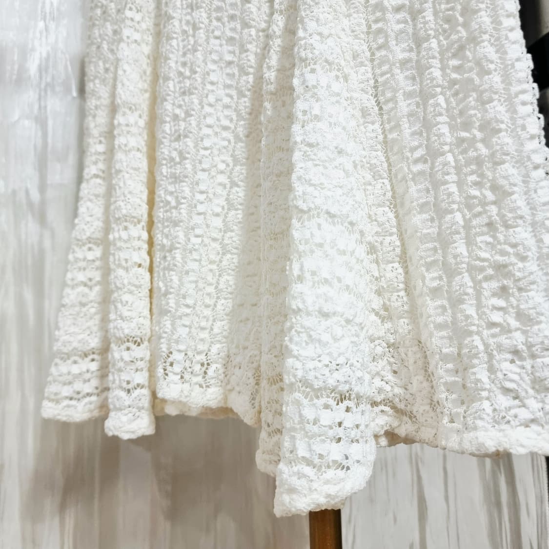 이로 IRO 아이보리 레이스 스커트 치마 허리밴딩 (표기34) 새상품 상품이미지3