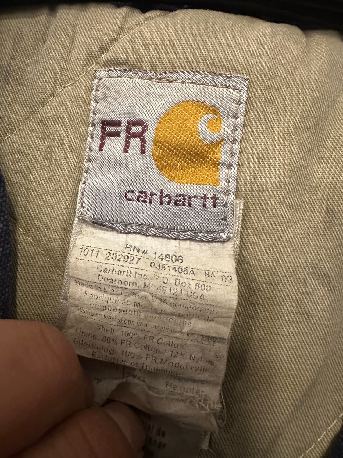 2XL)칼하트 워크자켓 상품이미지3