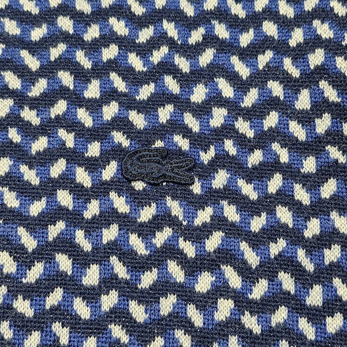 LACOSTE 네이비 패턴 울니트 5 상품이미지2