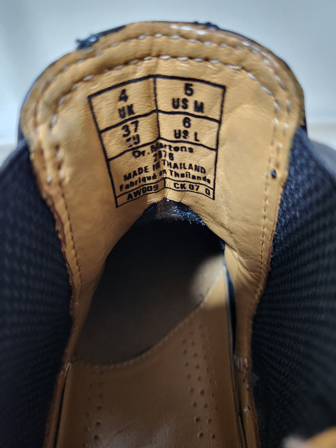 닥터마틴2976  블랙 첼시 부츠 230 상품이미지5