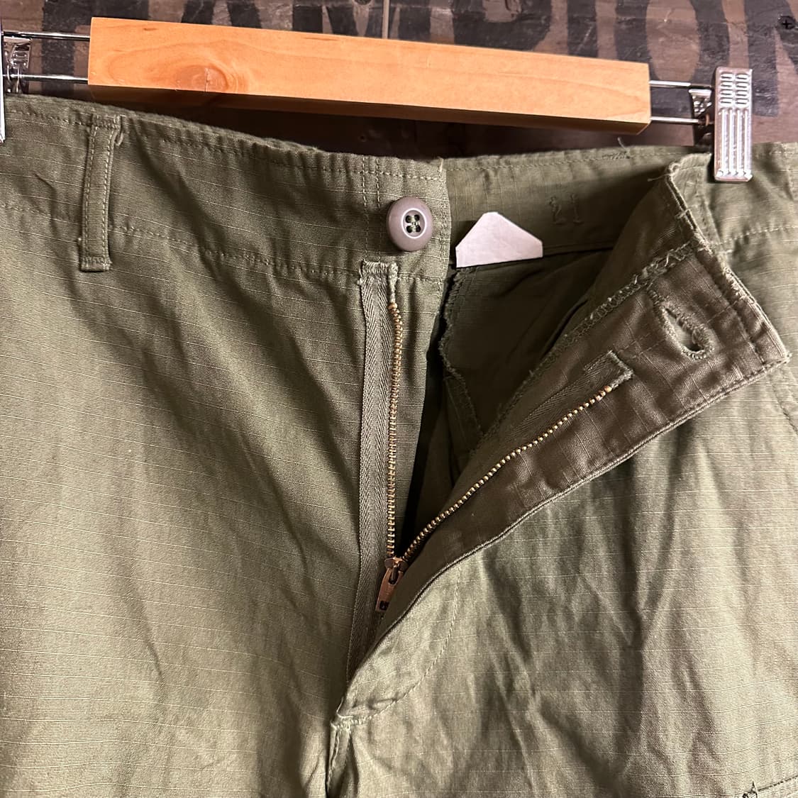 미군 오리지널 정글퍼티그 팬츠 SR 상품이미지4