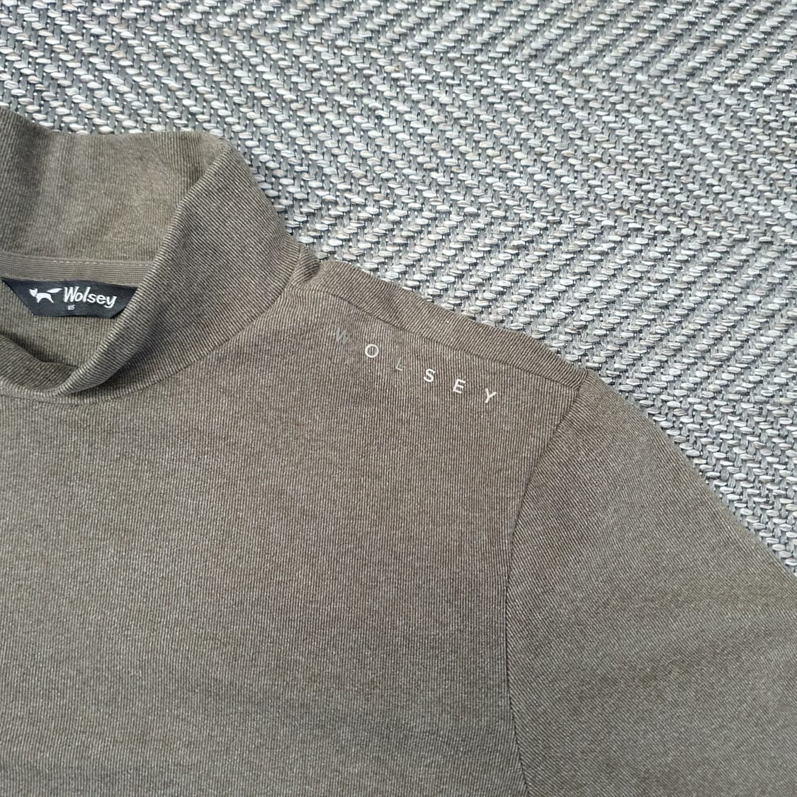 울시 하이넥 긴소매 면티 남자105 상품이미지3