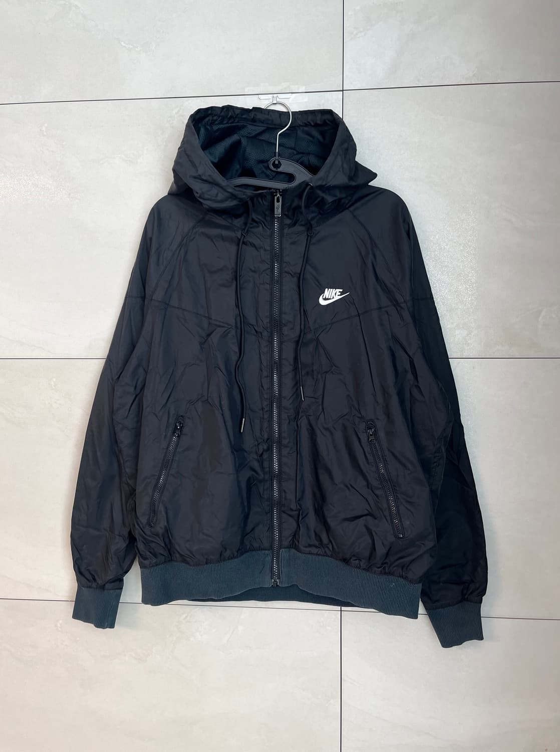 나이키 윈드러너 바람막이 블랙 (S) 상품이미지3