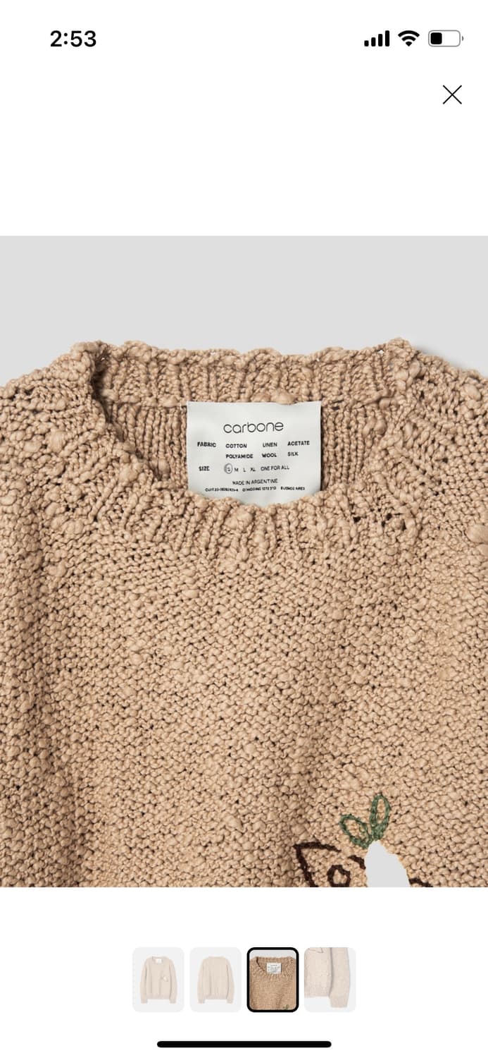 carbone 니트 상품이미지3