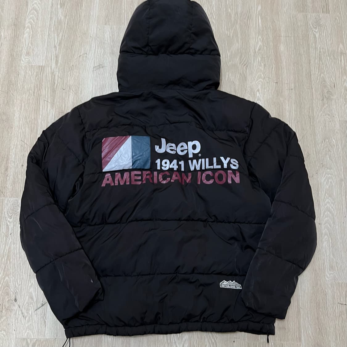 지프 남성 빅로고 후드 패딩 L/100  상품이미지5