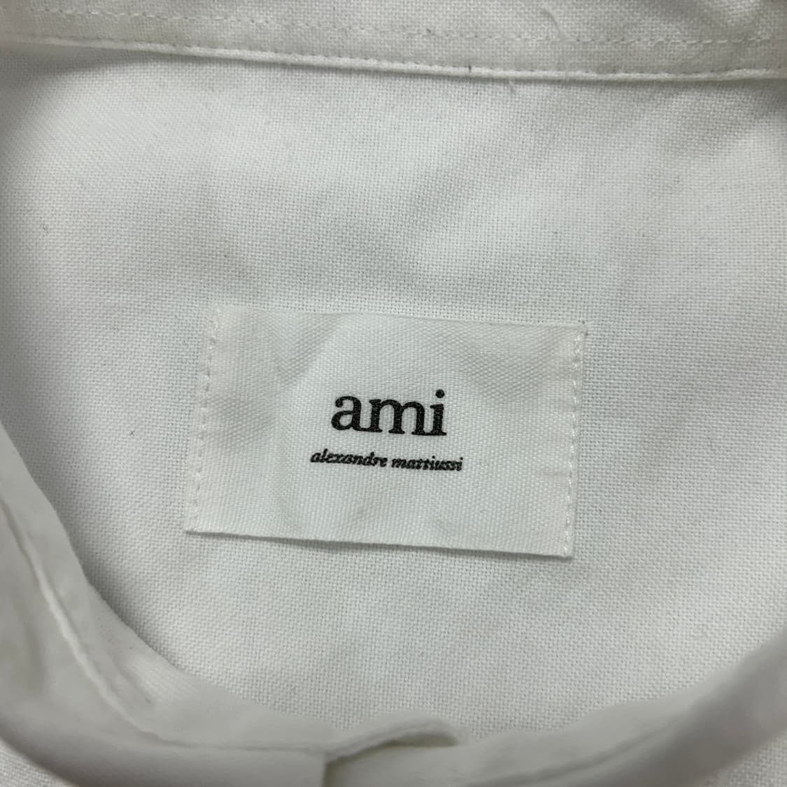 아미 스몰포니 화이트 옥스포드 셔츠(41) 상품이미지2