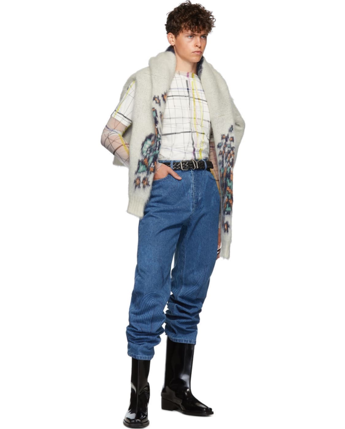 와이프로젝트 스몰 라인 데님 진 상품이미지1