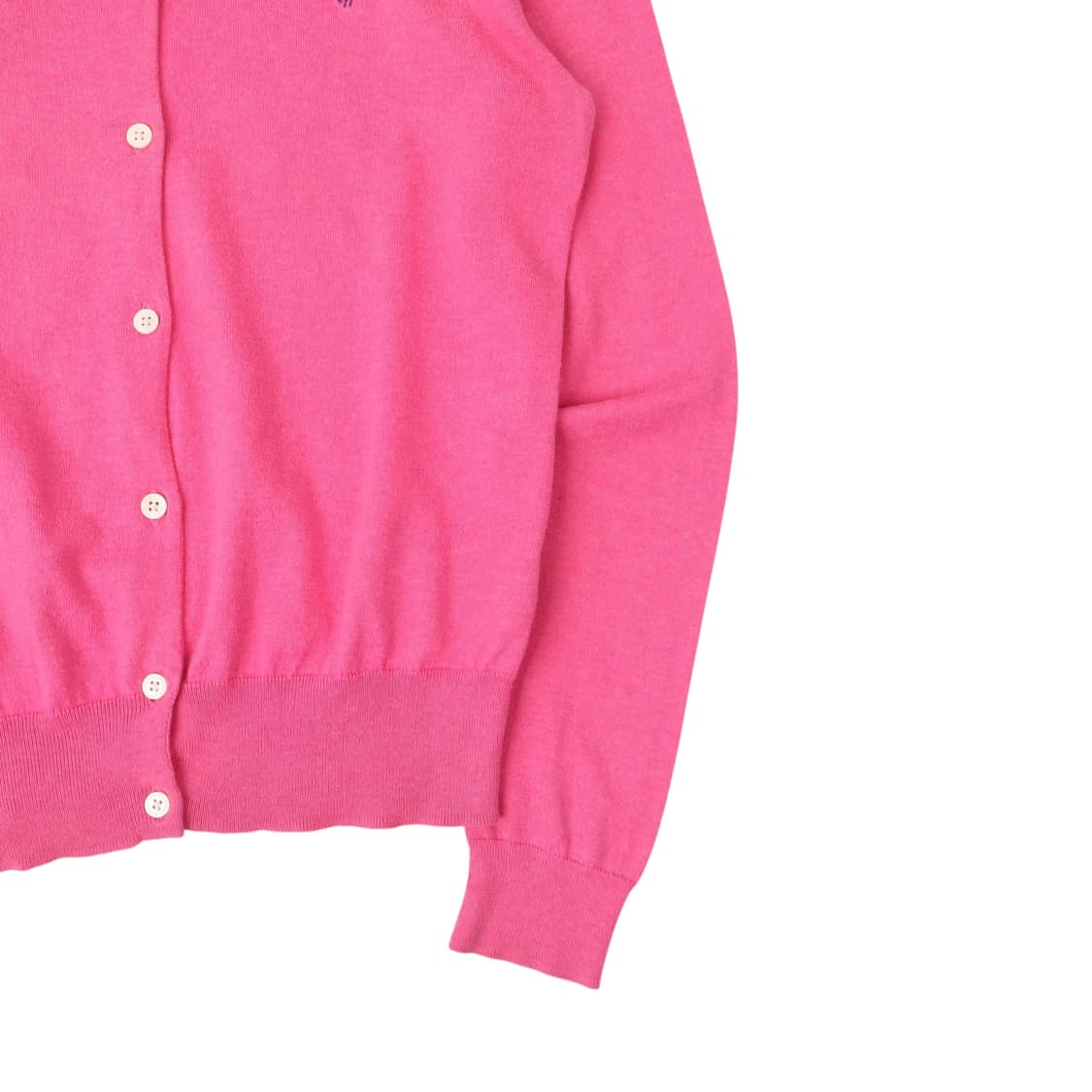 폴로 랄프로렌 핑크 코튼 니트 가디건 상품이미지4