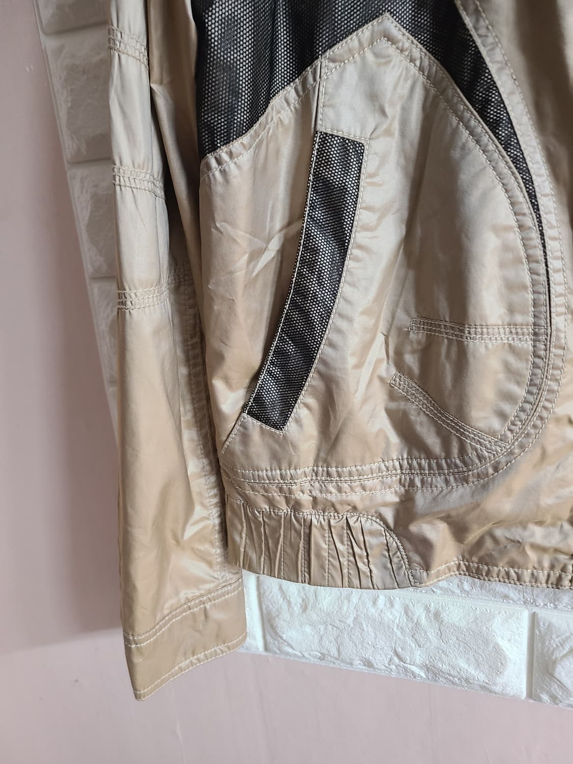 REDOX 남성 봄버 자켓 베이지 상품이미지5