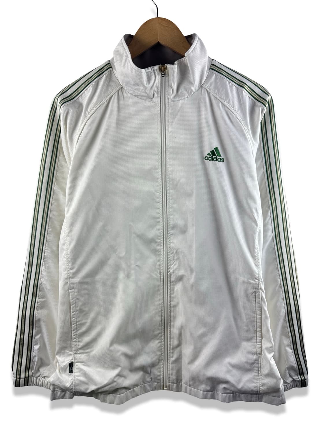 아디다스 화이트 그린 바람막이2440 상품이미지1